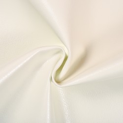 Ткань Дерматин (Кожзам) для мебели (Ширина 138см), цвет Белый (на отрез) в Иркутске