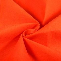 Ткань Грета Водоотталкивающая (80%пф, 20%хл) (Ширина 150см), цвет Оранжевый Неон (на отрез) в Иркутске