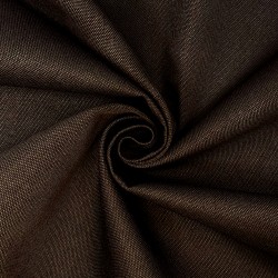 Ткань Рогожка (мебельная) (Ширина 140см), цвет Тёмно-Коричневый (на отрез) в Иркутске