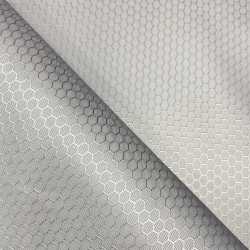 Ткань Оксфорд 300D PU Рип-Стоп СОТЫ, цвет Светло-Серый (на отрез)  в Иркутске