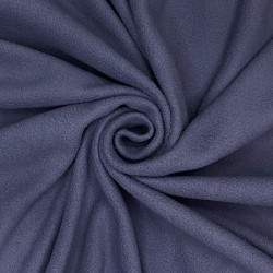 Ткань Флис Односторонний 130 гр/м2 (Ширина 150см), цвет Темно-серый (на отрез) в Иркутске