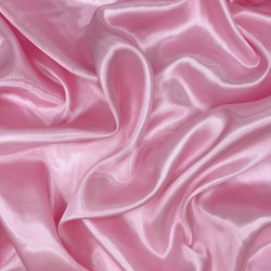 Ткань Атлас-сатин, цвет Розовый (на отрез)  в Иркутске