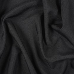Ткань Габардин (100%пэ) (Ширина 150см), цвет Черный (на отрез) в Иркутске