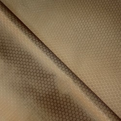 Ткань Oxford 300D PU Рип-Стоп СОТЫ, цвет Светло-Коричневый (на отрез) в Иркутске