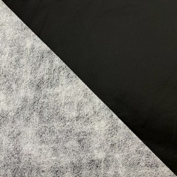 Ткань для чехлов на уличную мебель 260 г/м2 (Ширина 180см), цвет Чёрный (на отрез) в Иркутске