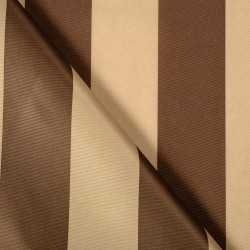 Ткань Oxford 300D PU (Ширина 1,48м), Бежево-Коричневая полоса (на отрез) в Иркутске