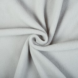 Ткань Флис Односторонний 180 гр/м2 (Ширина 150см), цвет Светло-Серый (на отрез) в Иркутске