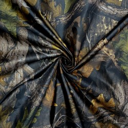 Ткань Оксфорд 210Д ПУ (Ширина-1,48м) камуфляж &quot;Темный лес&quot; в Иркутске
