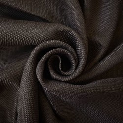 Ткань Блэкаут для штор светозатемняющая 75% &quot;Рогожка Темно-коричневая&quot; (опт)  в Иркутске