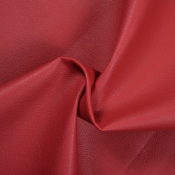 Эко кожа (Искусственная кожа) (Ширина 138см), цвет Красный (на отрез) в Иркутске